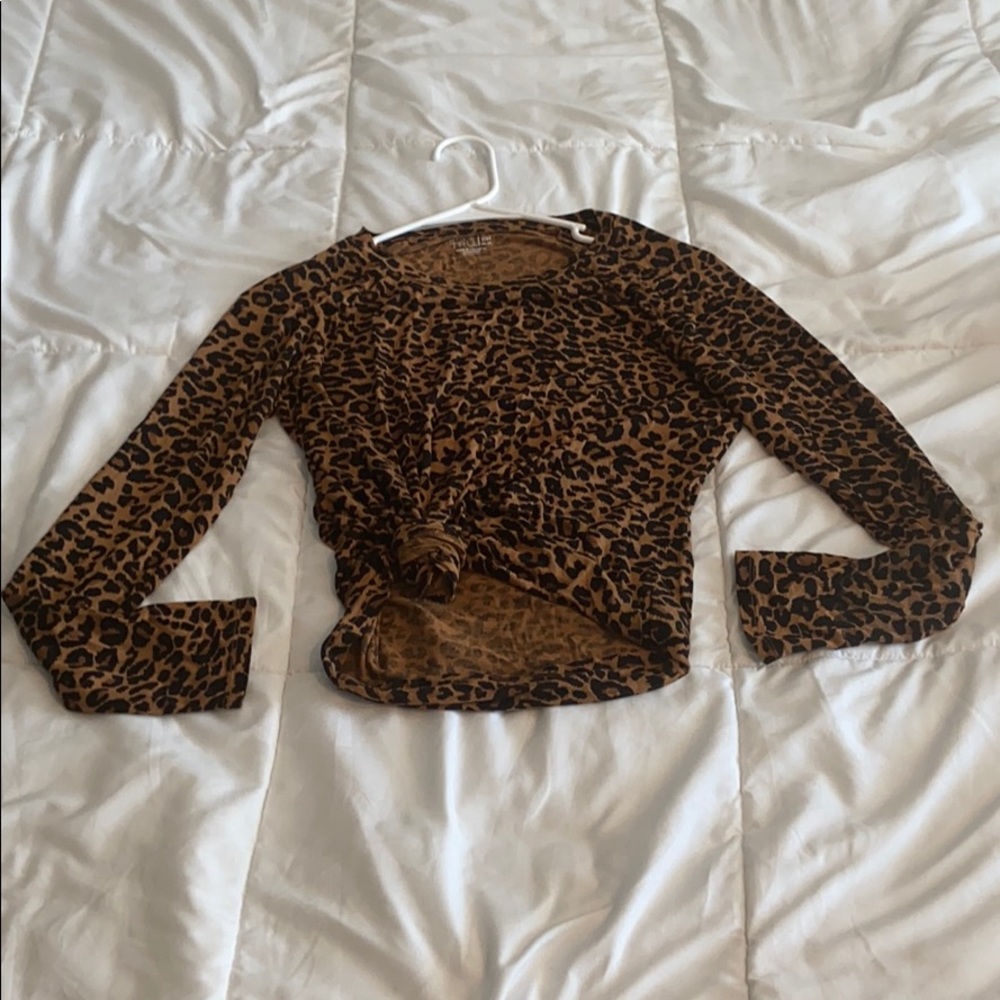 Cheetah print shirt
